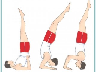 변비 - 물구나무서기 효과