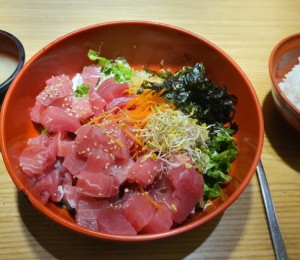 참치회덮밥
