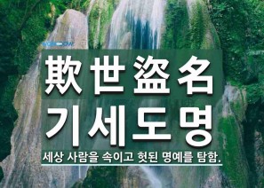 기세도명(欺世盜名)